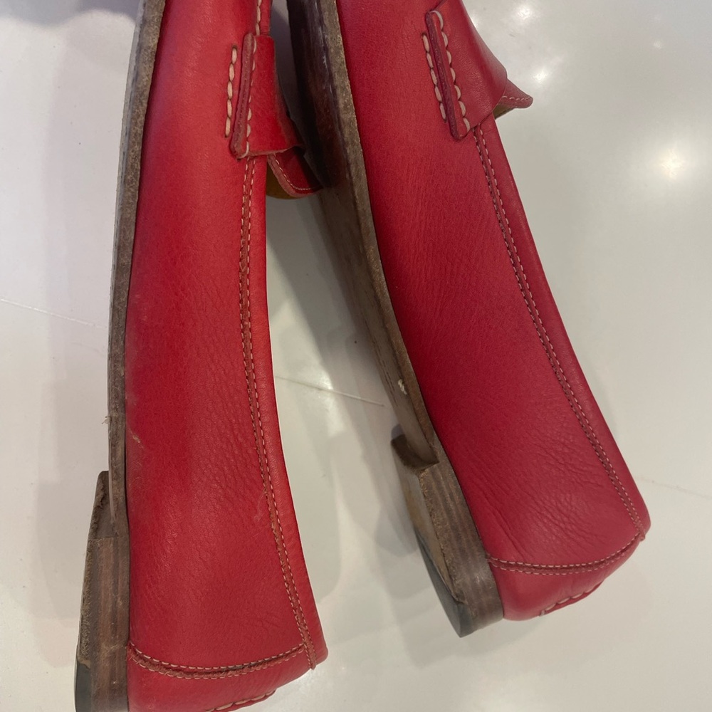 Salvatore Ferragamo Red Loafers - Picture 7 of 8